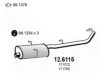 PEUGE 1717C6 Middle Silencer
